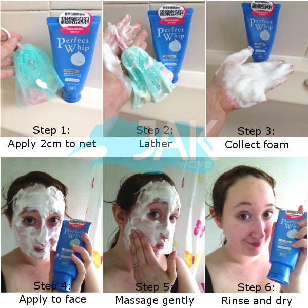 cach su dung sua rua mat shiseido perfect whip