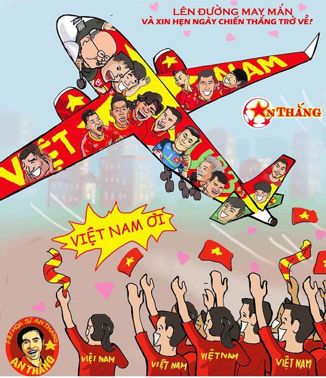Lên đường may mắn và xin hẹn ngày chiến thắng trở về
