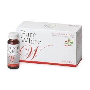 Nước uống trắng da shiseido pure white
