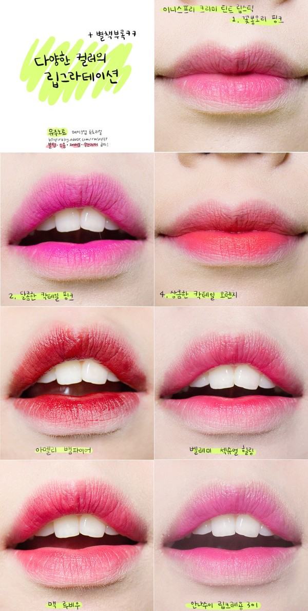 Cách tô son môi lòng trong bằng son lì, phấn nền