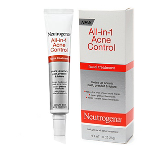 Kem trị mụn neutrogena all-in-1 acne control facial treatment