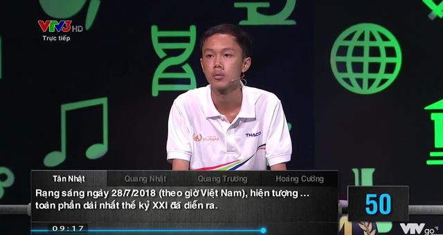 Câu hỏi gây ra tình huống khó hiểu: MC hô Chính xác nhưng thí sinh không được cộng điểm.