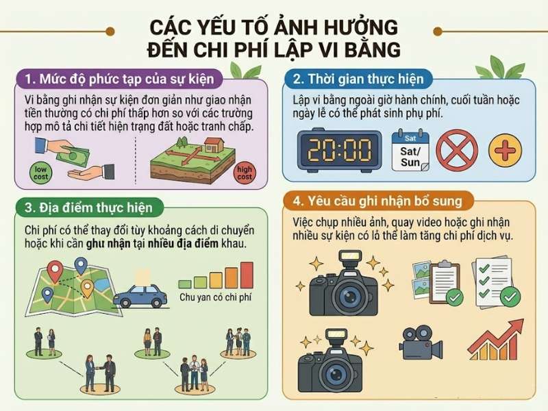 Chi phí lập vi bằng bất động sản tại phường Nghĩa Đô, Hà Nội như thế nào?