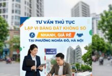 Lập vi bằng đất không sổ nhanh, giá rẻ tại phường Nghĩa Đô Hà Nội.