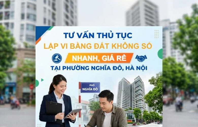 Lập vi bằng đất không sổ nhanh, giá rẻ tại phường Nghĩa Đô Hà Nội.
